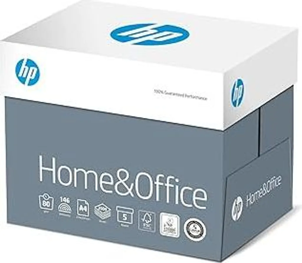 Stock 5 Risme Carta HP A4 80gr - Ideale per Grandi Volumi e Fotocopie