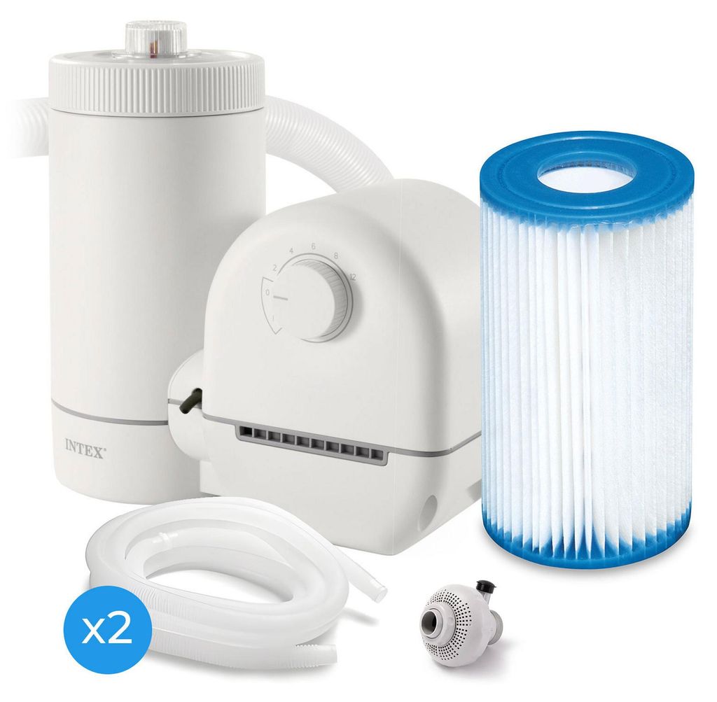 Pompa di filtrazione per piscina 5678 l/h con filtro + Immagine del prodotto 