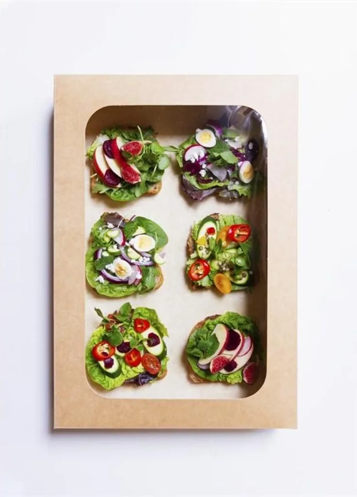 Contenitori Per Sandwich Triangolari Riutilizzabili Con Coperchio - 2 Pezzi, Portatili, A Prova Di Perdite, In ABS Trasparente, Ideali Per Pranzo Scuola E Ufficio