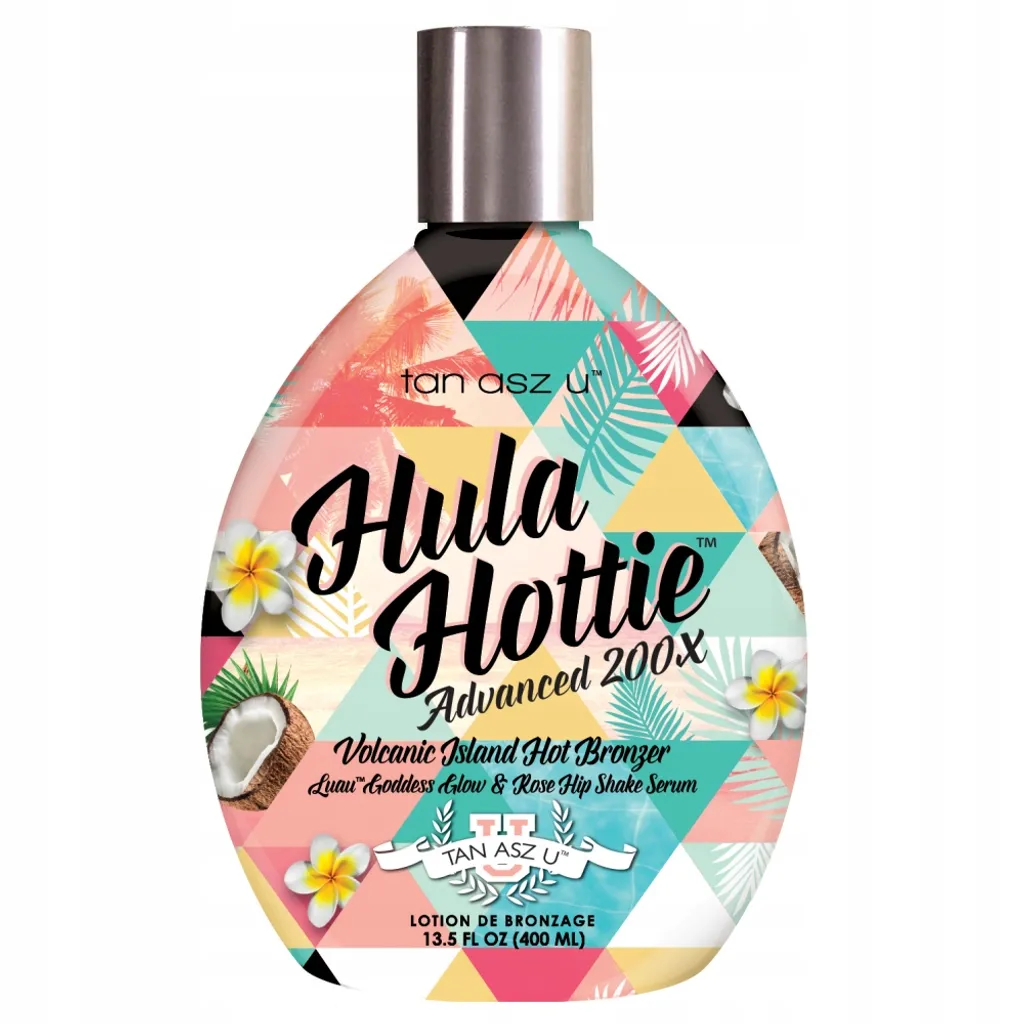 Lait Bronzant Hula Hottie 400 ml 200X pour Peau Claire et Terne
