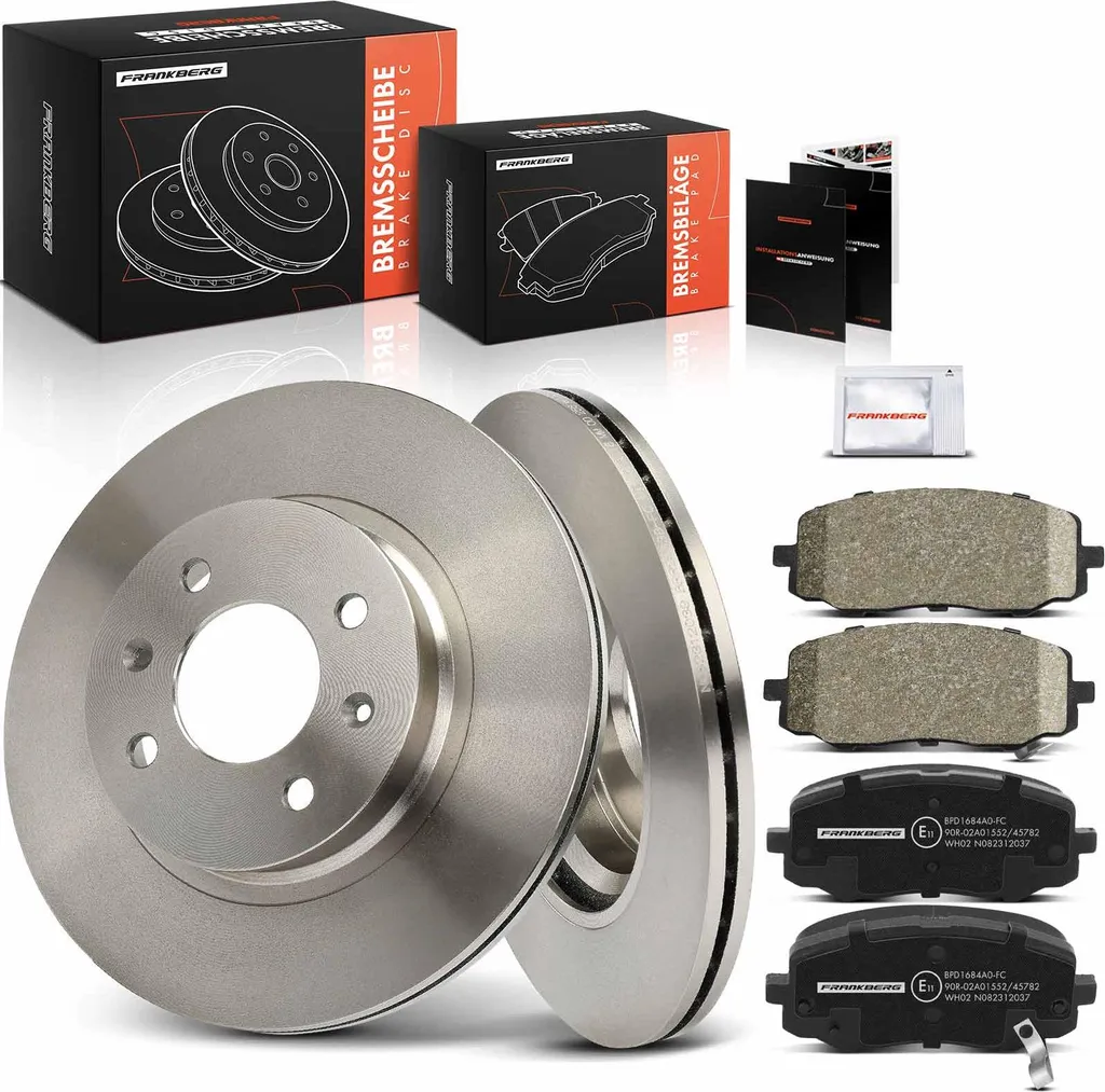 Disques et Plaquettes de Frein Avant pour Hyundai i20 1.2L 2008 à 2014