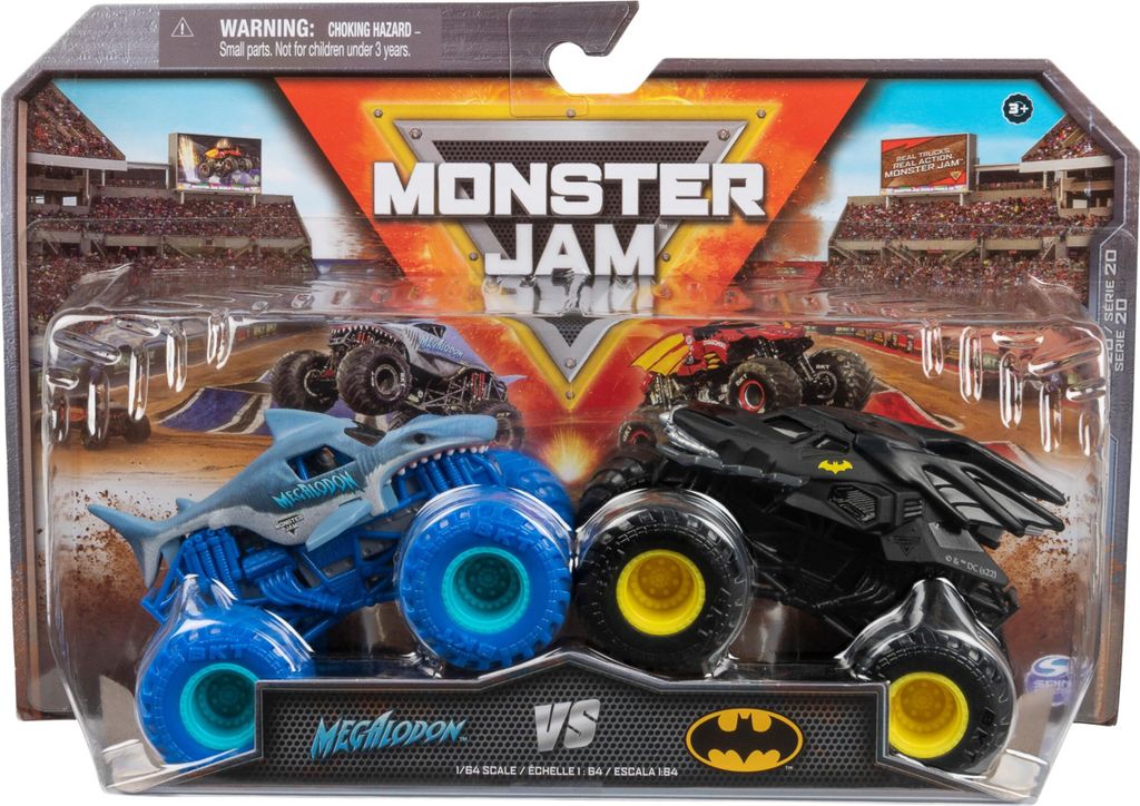 Monster Jam MNJ VHC 1t64 2Pk Batman Mgldn OC GML, Monster Obrázek produktu 