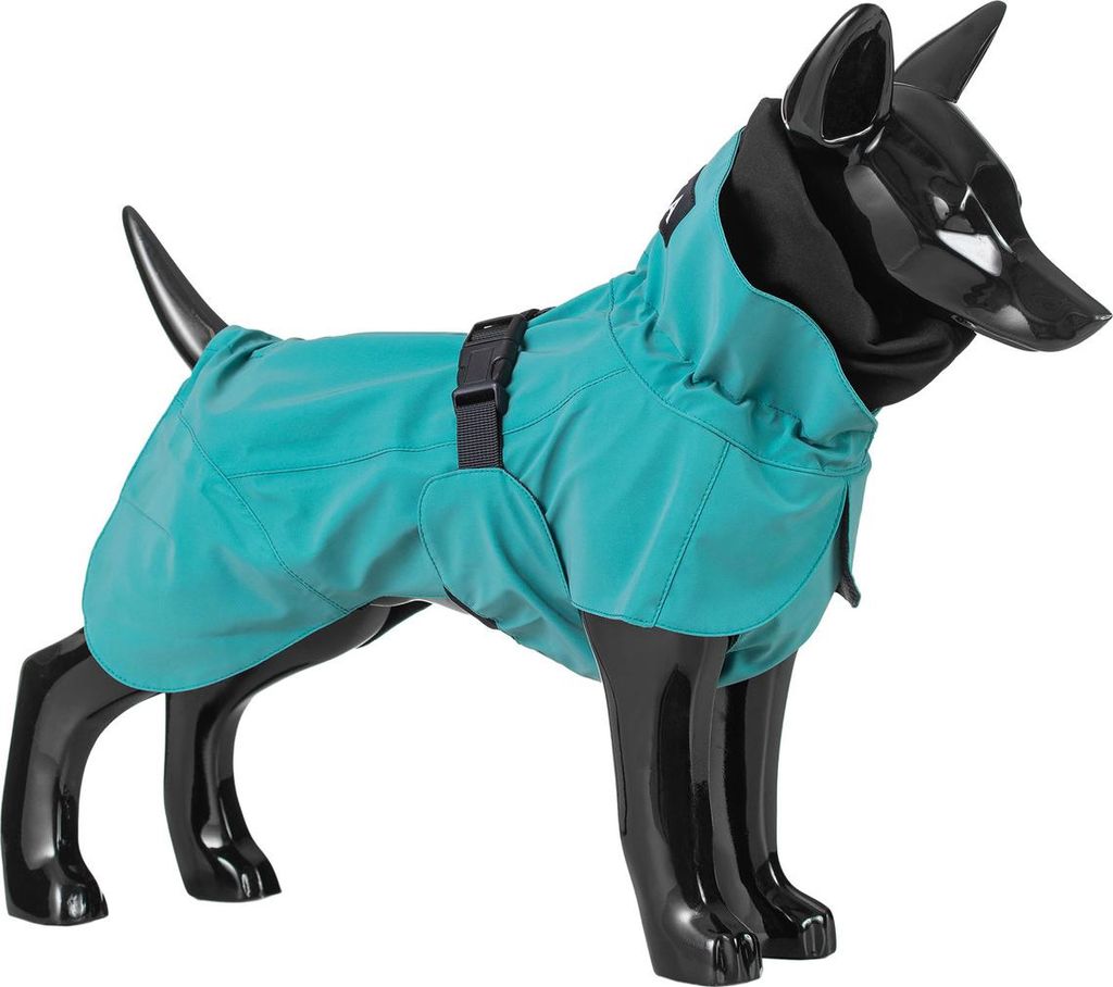 PAIKKA Hunde Regenmantel reflektierend "Visibility Raincoat" Emerald