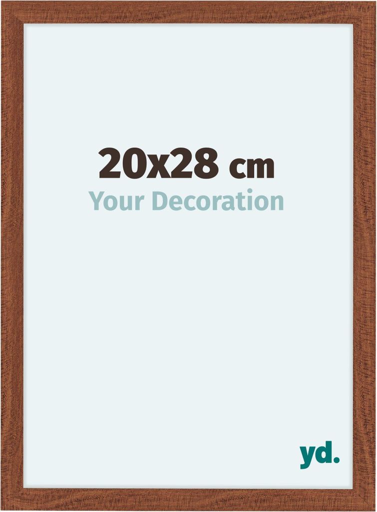 Bilderrahmen, 20x28 cm, Nussbaum, MDF, Como