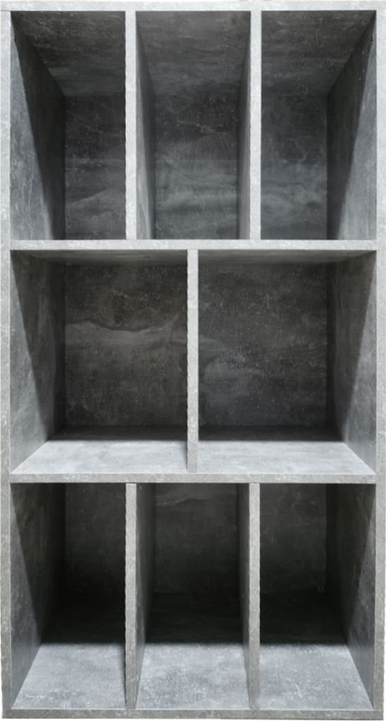 VDD LP-Schallplattenschrank, 8 Fächer, für ca. 250 Produktbild 