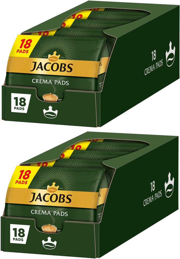 JACOBS Pads Crema Classic 180 Getränke - 10x18 Kaffeepads Produktbild 