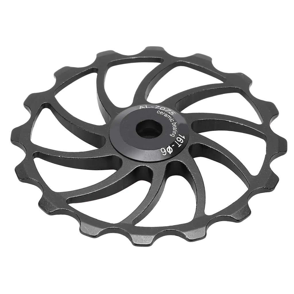 Deragliatore Posteriore 16T Ceramica: Ruota Guida Professionale Bici