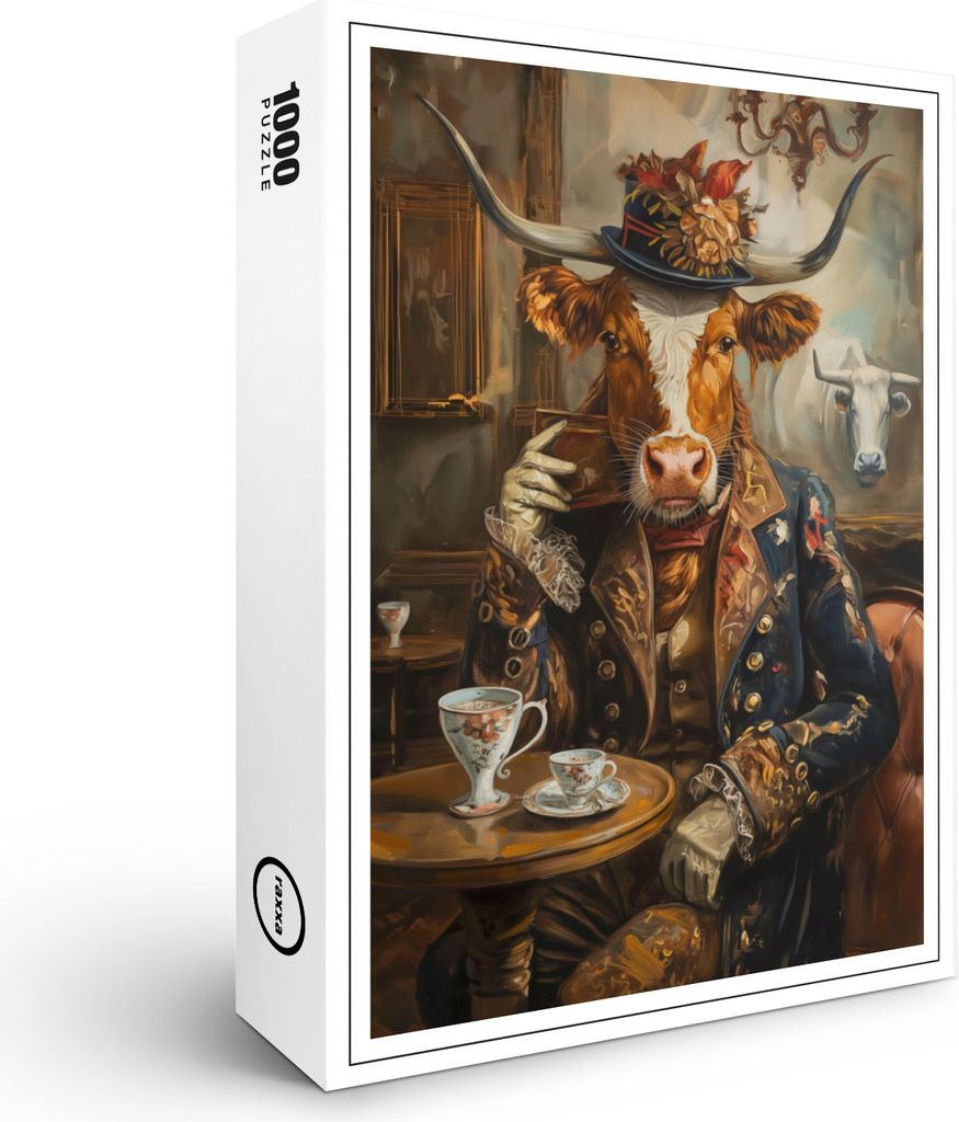 raxxa Premium-Puzzle "Wiener Melange", 1000 Teile Produktbild 