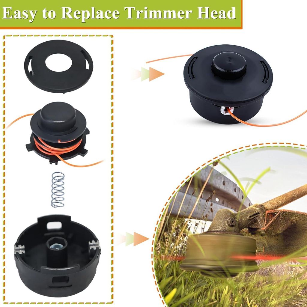 Snijkop Autocut 25-2 für bosmaaier/grastrimmer Stihl FS 55 55 C 56 56 C FS 70 C FS 87 FS 90 FS 94 FS 100 FS 120 FS 130 FS 250 FR 450 mit 2 oogkoppen