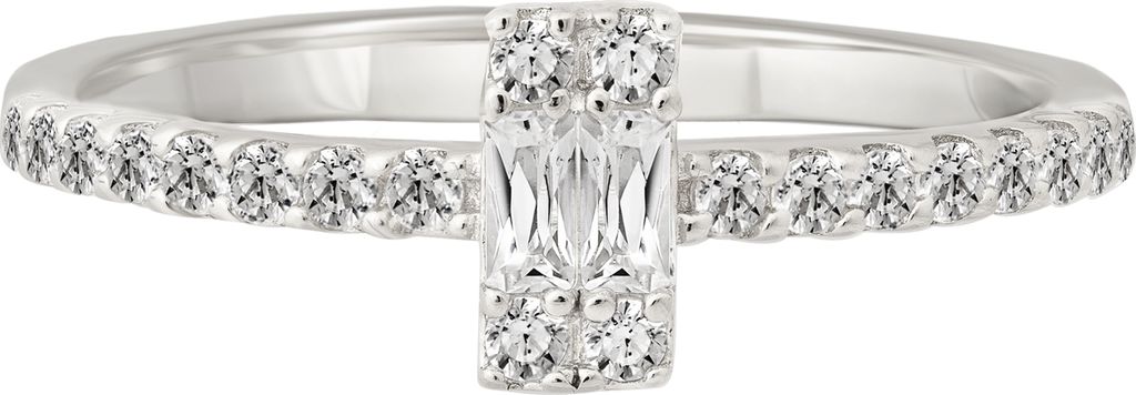 cai Ring 925/- Sterling Silber weiß 060 (19,1) Zirkonia 360272488