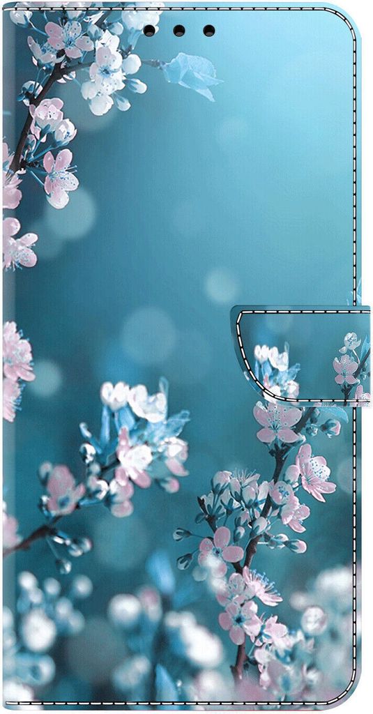 CLM-Tech Handyhülle kompatibel mit Xiaomi Redmi Note 13 Pro 5G Hülle - Tasche aus Kunstleder - Klapphülle mit Ständer und Kartenfächern - Schu...