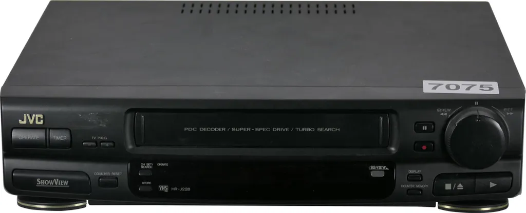 Magnétoscope VHS JVC HR-J228 - Lecteur Enregistreur Vidéo Noir Argent