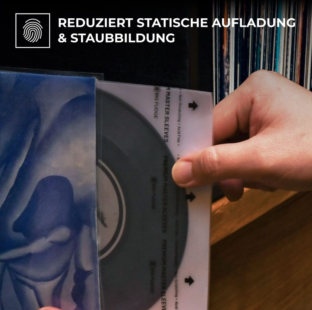 BIG FUDGE Premium Master Schallplatten Hüllen
