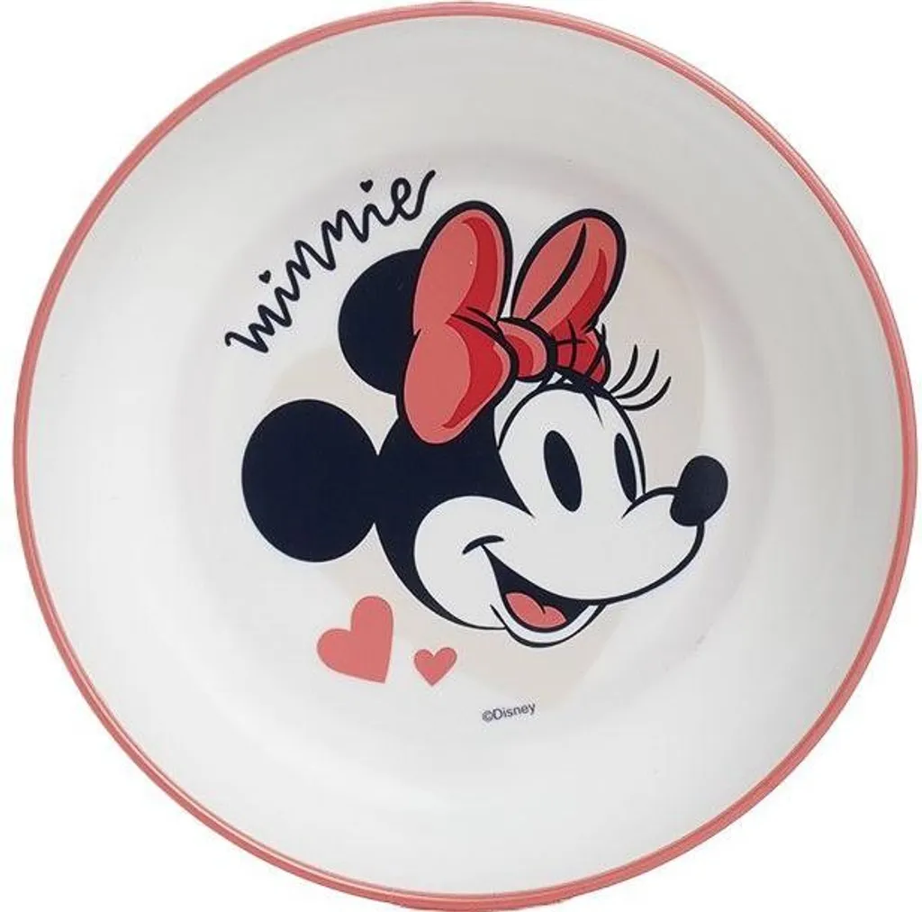 Ciotola Disney Minnie Antiscivolo 14cm | Plastica BPA Free Microonde