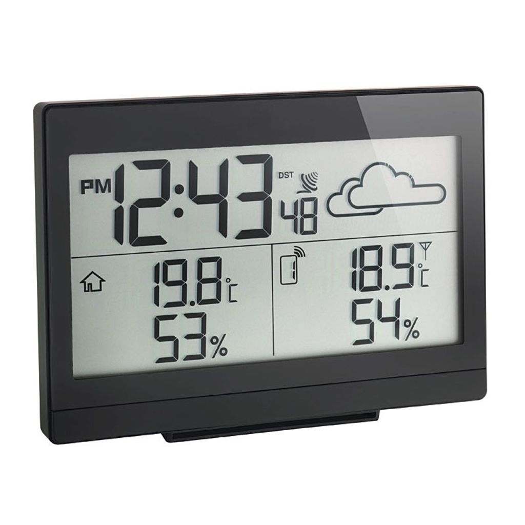 TFA Funk-Wetterstation 35.1135.01 Casa, schwarz