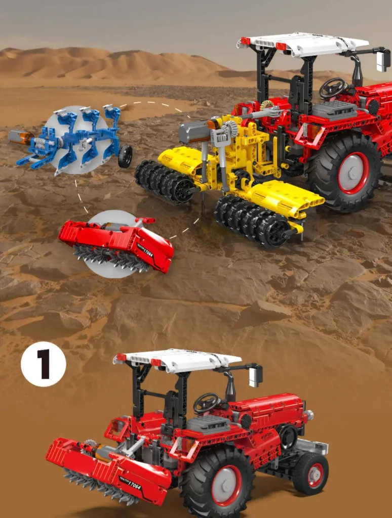 Mould King 17064 Tracteur à têtes multiples télécommandé 1857+pcs - 9