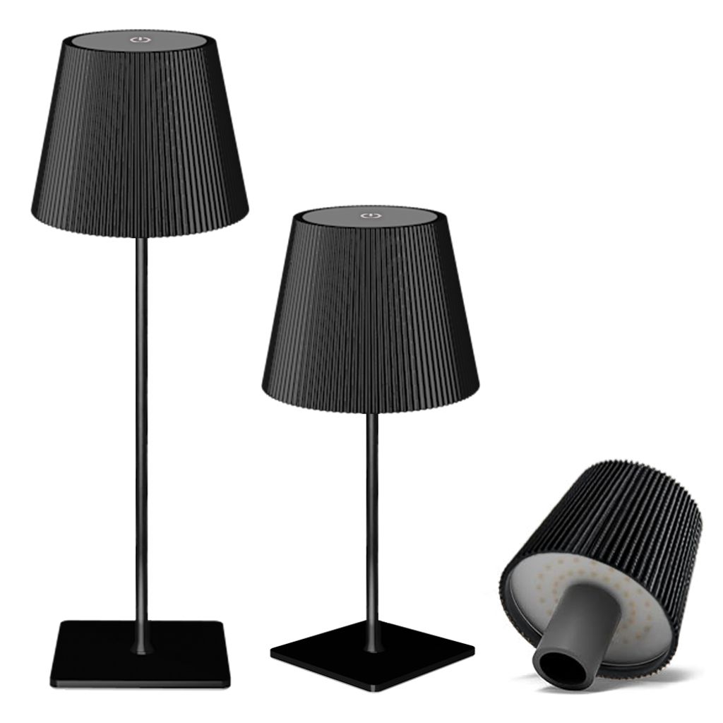 3 in1 Tischlampe Kabellos,LED Tischleuchte,Dimmbar Touch Produktbild 