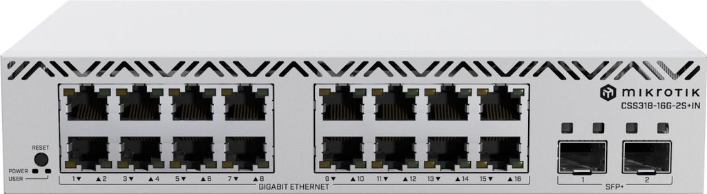 Switch Mikrotik CSS318-16G-2S+IN 18p  Managed Gigabit/10G Immagine del prodotto 