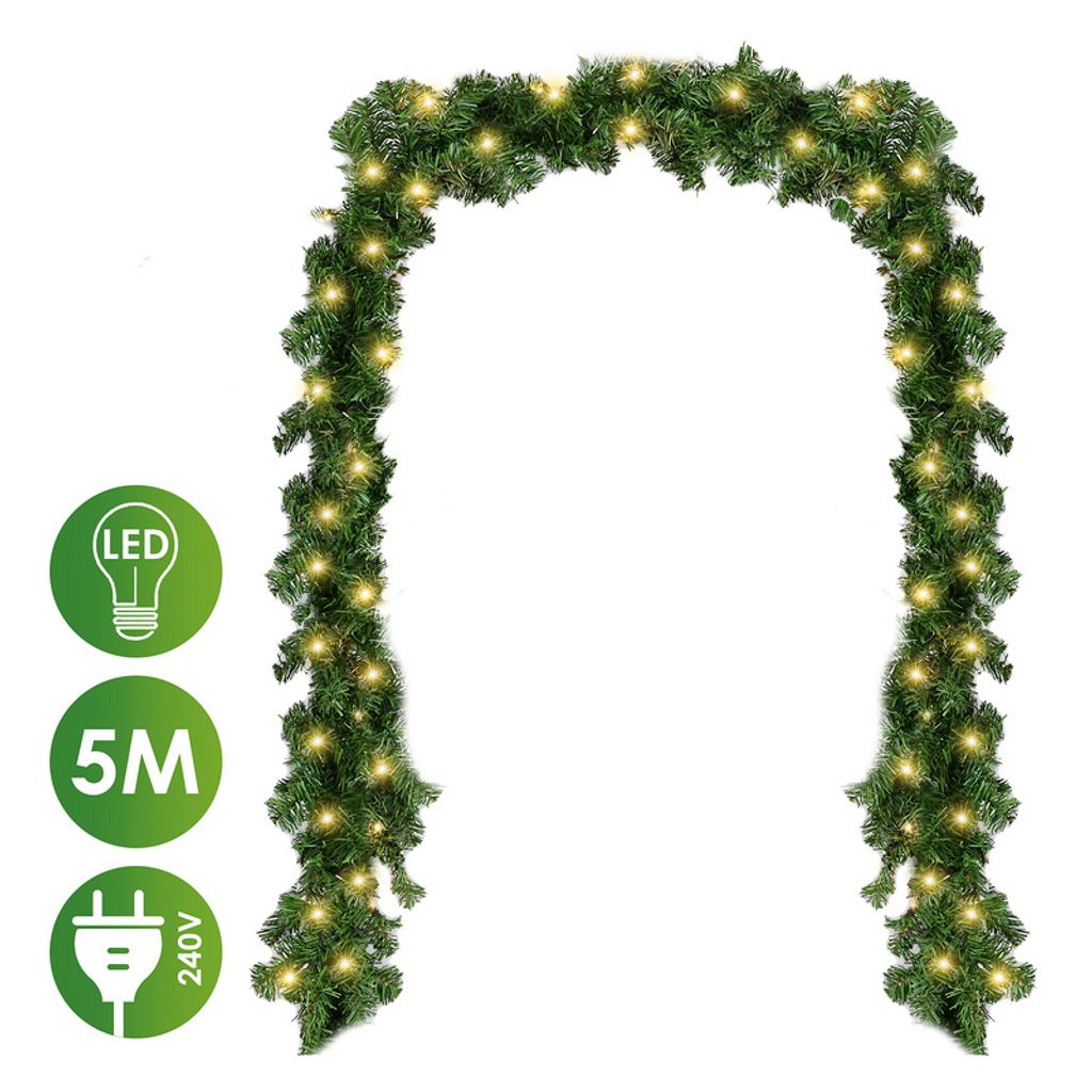 Jopassy Guirlande de Noël 5M avec 100 LED d'éclairage Image du produit 