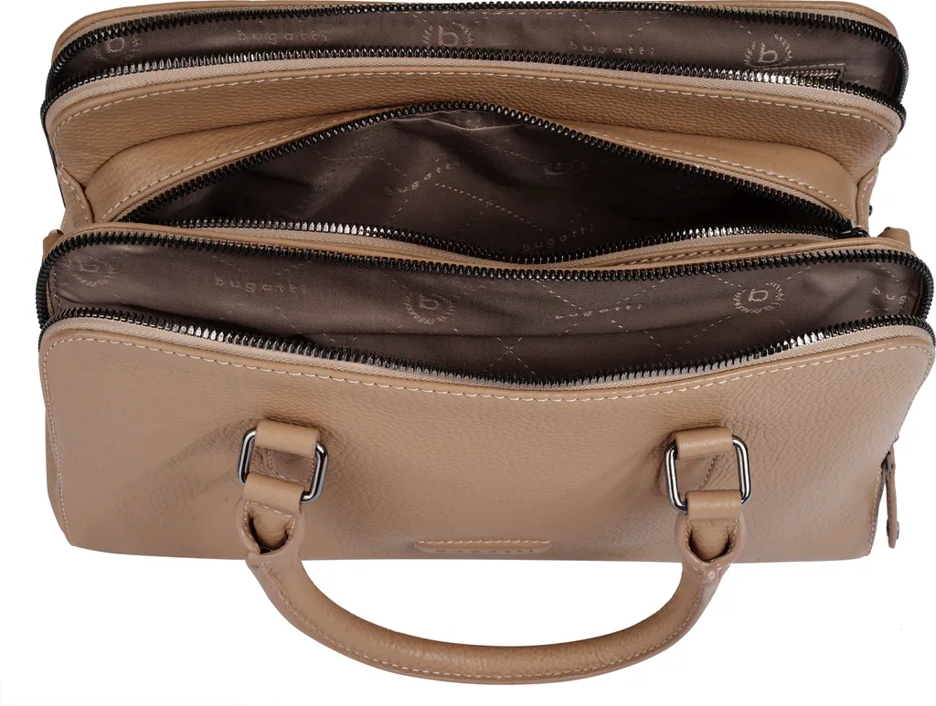 Petit Sac à Main Elsa Bugatti Marron Clair Idéal pour le Travail et Sorties - 22