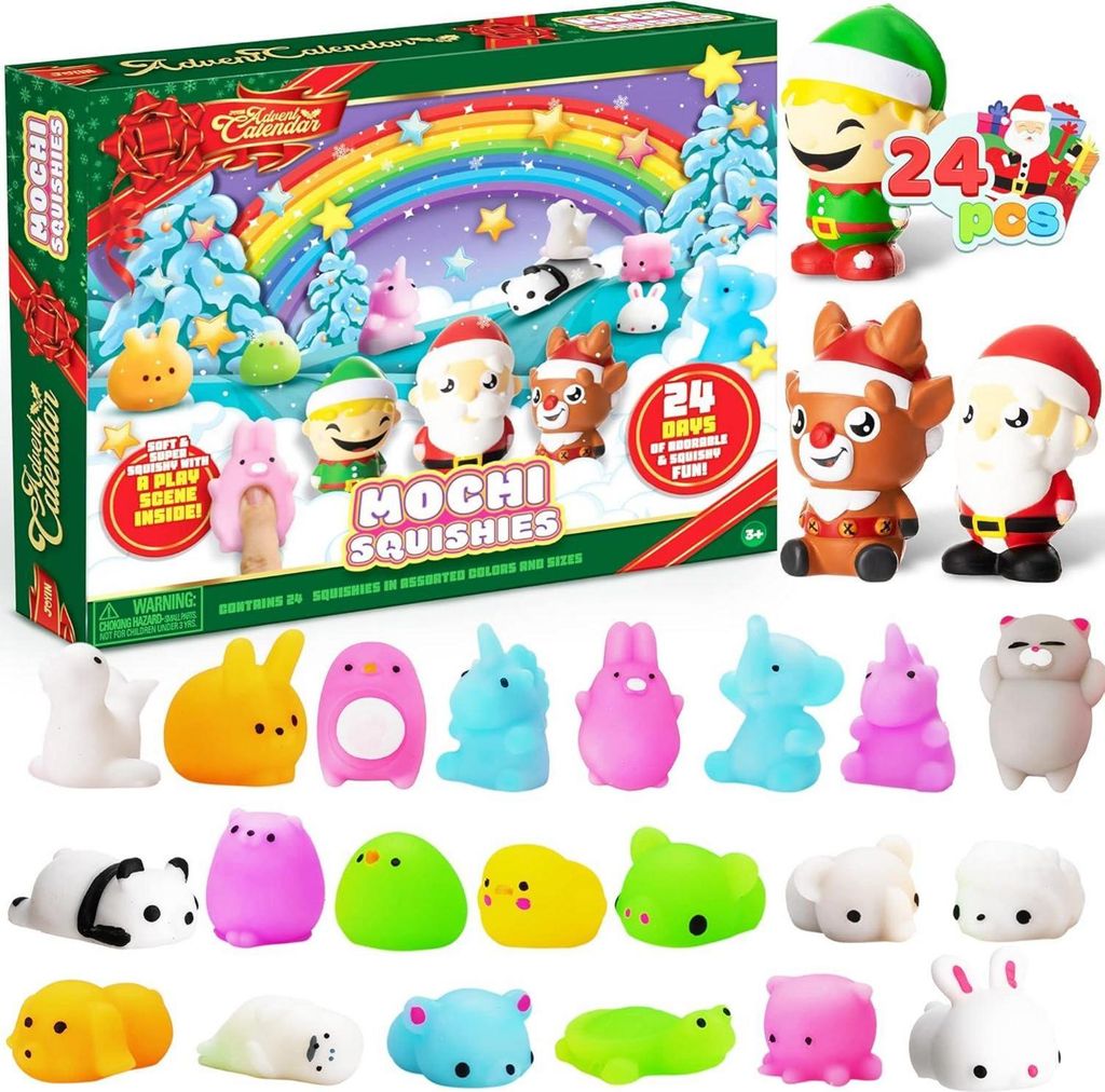 JOYIN Adventskalender 2023 Kinder Weihnachten Mochi Produktbild 