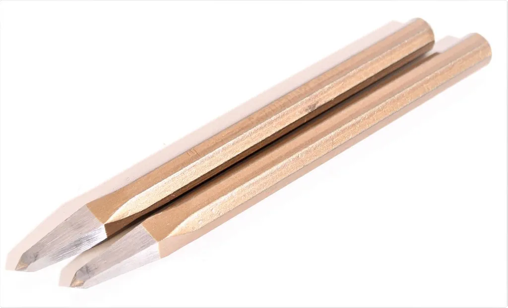 Offerta 2 Pezzi Scalpello Muratore RENNSTEIG 200mm Acciaio CV 8 Tagli
