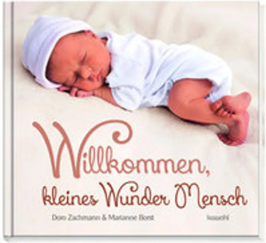 Livre de naissance Willkommen kleines Wunder pour album bébé souvenir