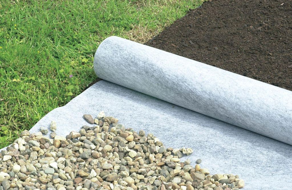 Geotex 100 Filz für Wege und Terrassen - 1 x 25 m - Polyester 100 g/m2