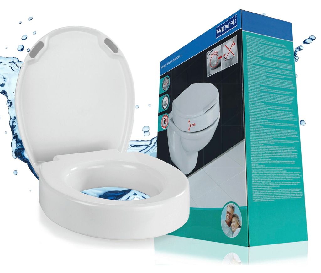 WENKO WC-Sitz Mod. Secura Comfort L, aus antibakteriellem Produktbild 