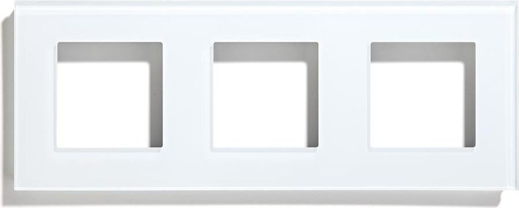 WHITE 3-Feld-Glasrahmen für RTX SH System