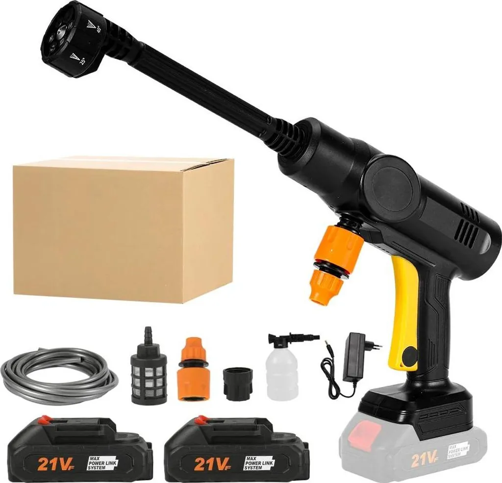 Nettoyeur haute pression 18V autonome : kit double batterie électrique
