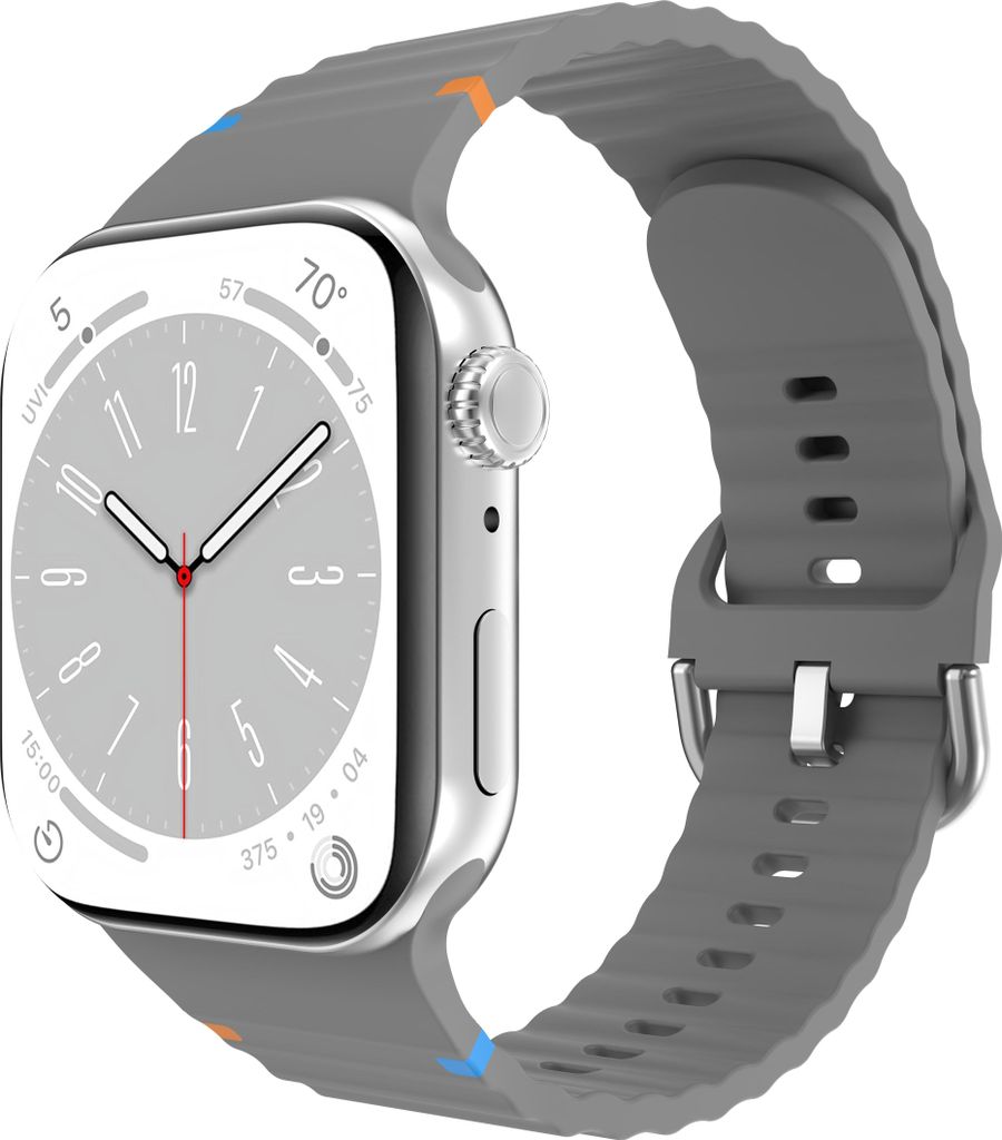 Cazy Uhrenarmband geeignet für Apple Watch Band (ActiveFlex) – Smartwatch-Armbänder – Universelles Armband geeignet für Apple Watch 44/45/46...
