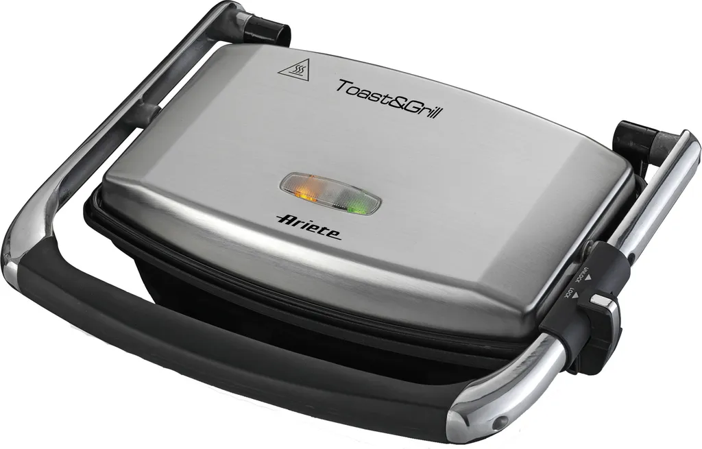 Ariete Grille-pain et gril Slim 1000 W - Toasteur compact multifonction
