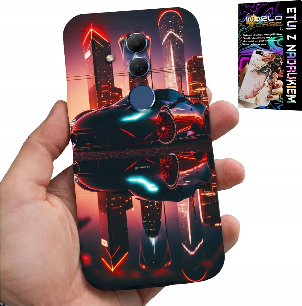 Cover Fan Cars Huawei Mate 20 Lite - Design Esclusivo Uomo con Pellicola