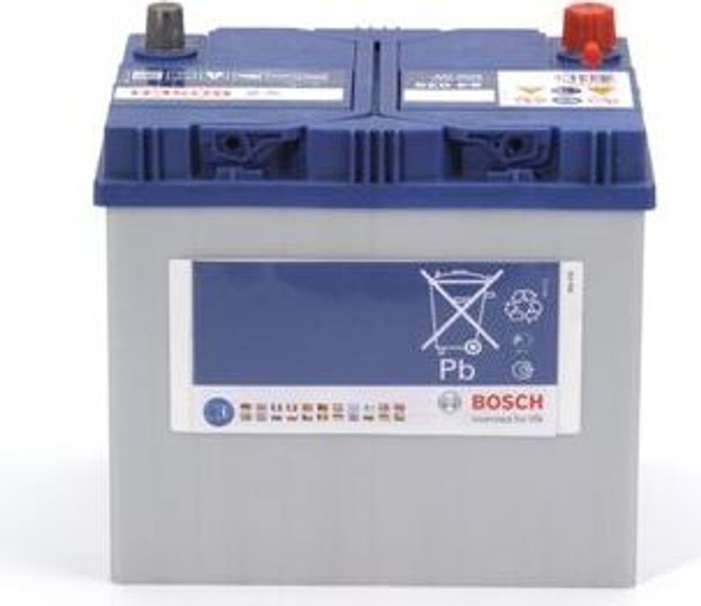A car battery on a white background.