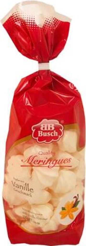 Busch Feines Schaumzuckergebäck Tropfen Vanilleegschmack 100g