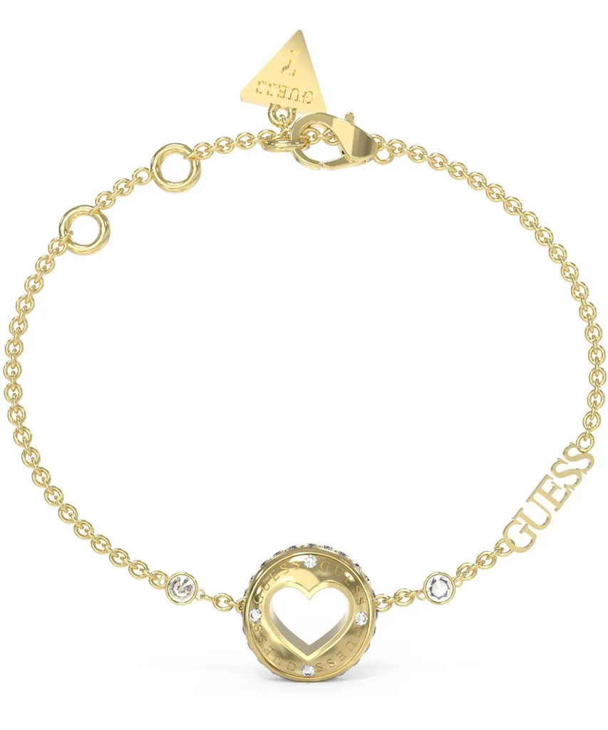 Bracciale Guess Gold Zirconia: L'Essenza del Minimalismo Prezioso
