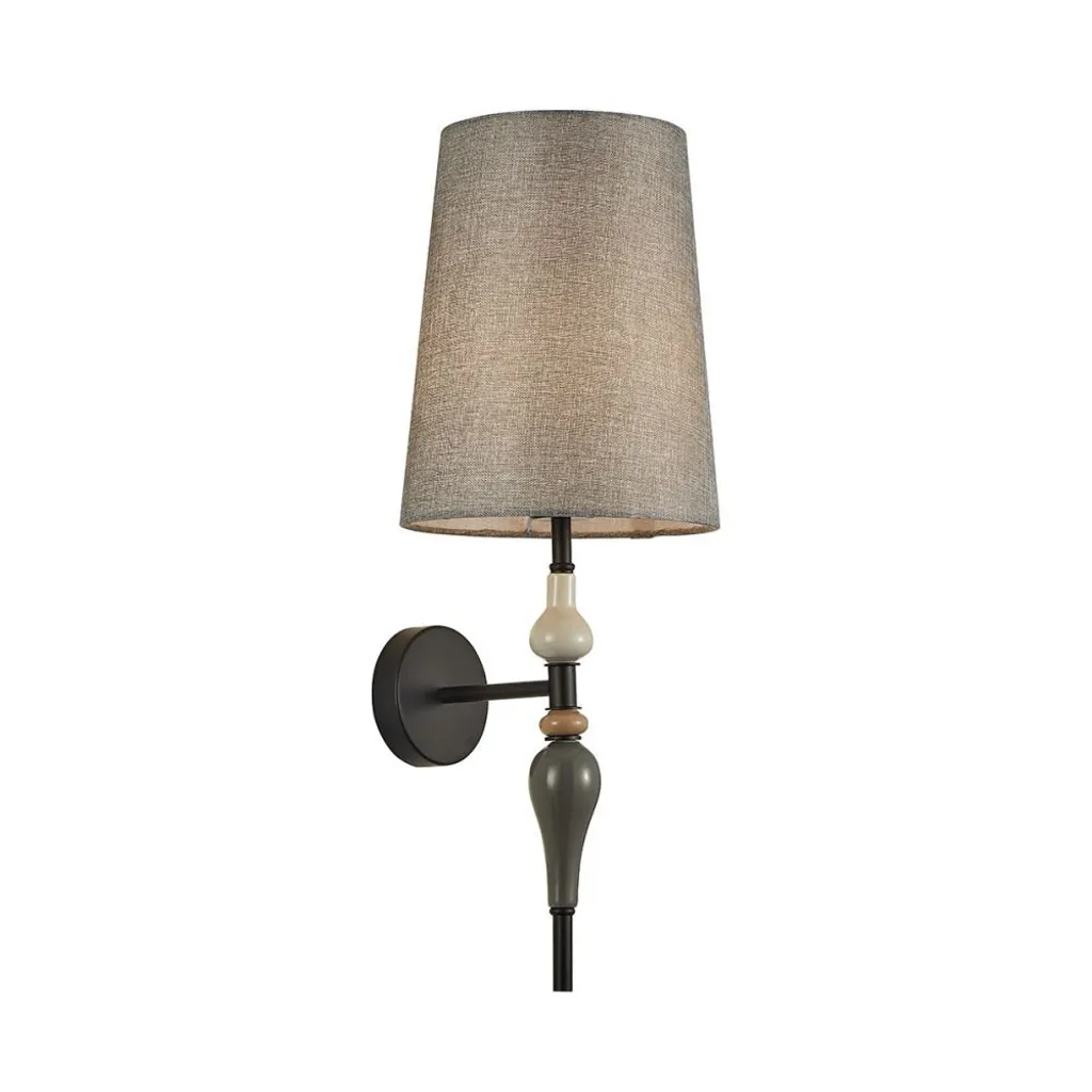 Lampada Italux NEROM Nera: Illuminazione Decorativa con Paralume