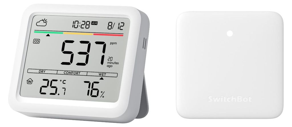 SwitchBot Meter Pro (CO2 Monitor), Biały, Dwutlenek węgla Zdjęcie produktu 