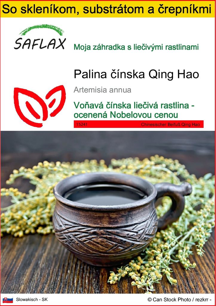SAFLAX Kultivačný set - Palina čínska Qing Hao - Artemisia Obrázok produktu 