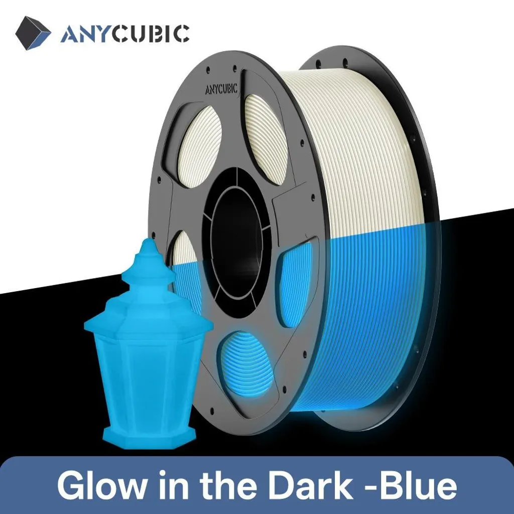 Filament PLA Écologique Brille dans le Noir Bleu 1.75mm Orange 2 Ans