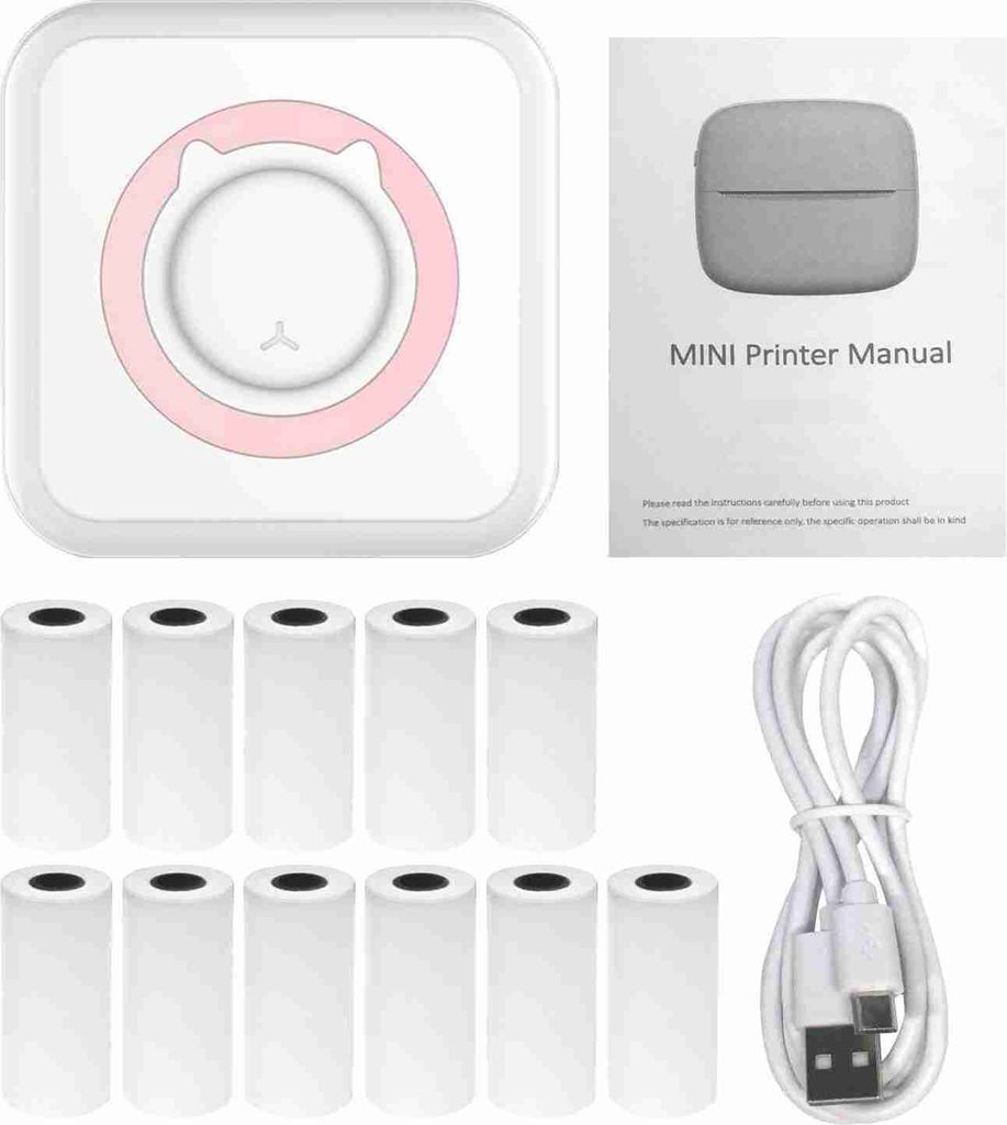 Fototlačiareň All-in-One - prenosná mini tlačiareň s Obrázok produktu 