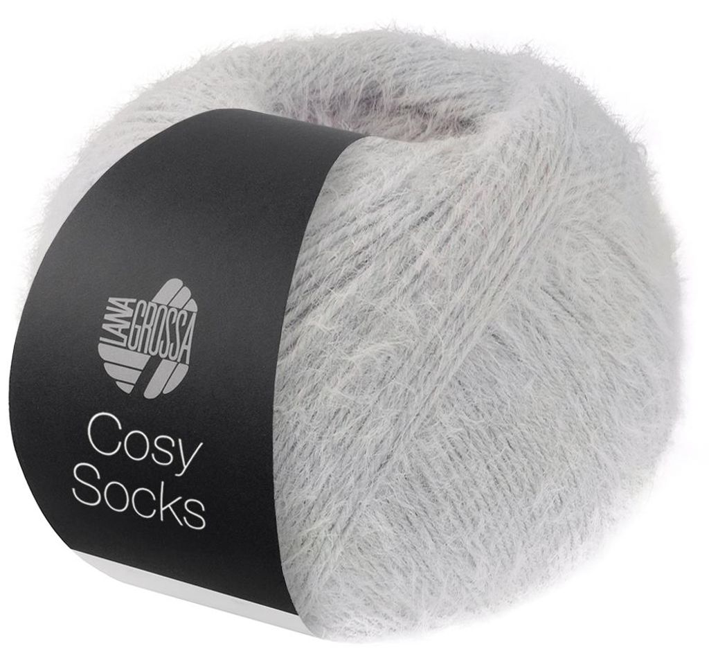 Lana Grossa - Cosy Socks 0008 hellgrau Produktbild 