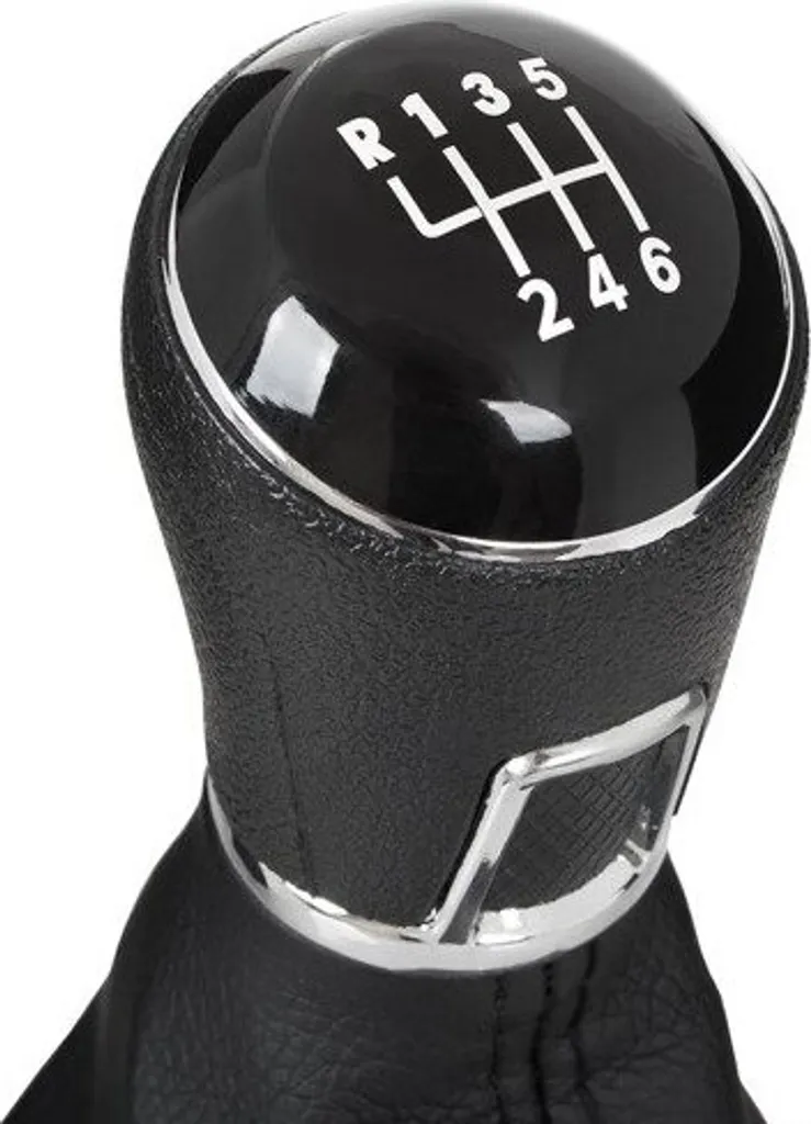 Pommeau de levier de vitesse 6 rapports Noir Alu pour VW Jetta 2012+