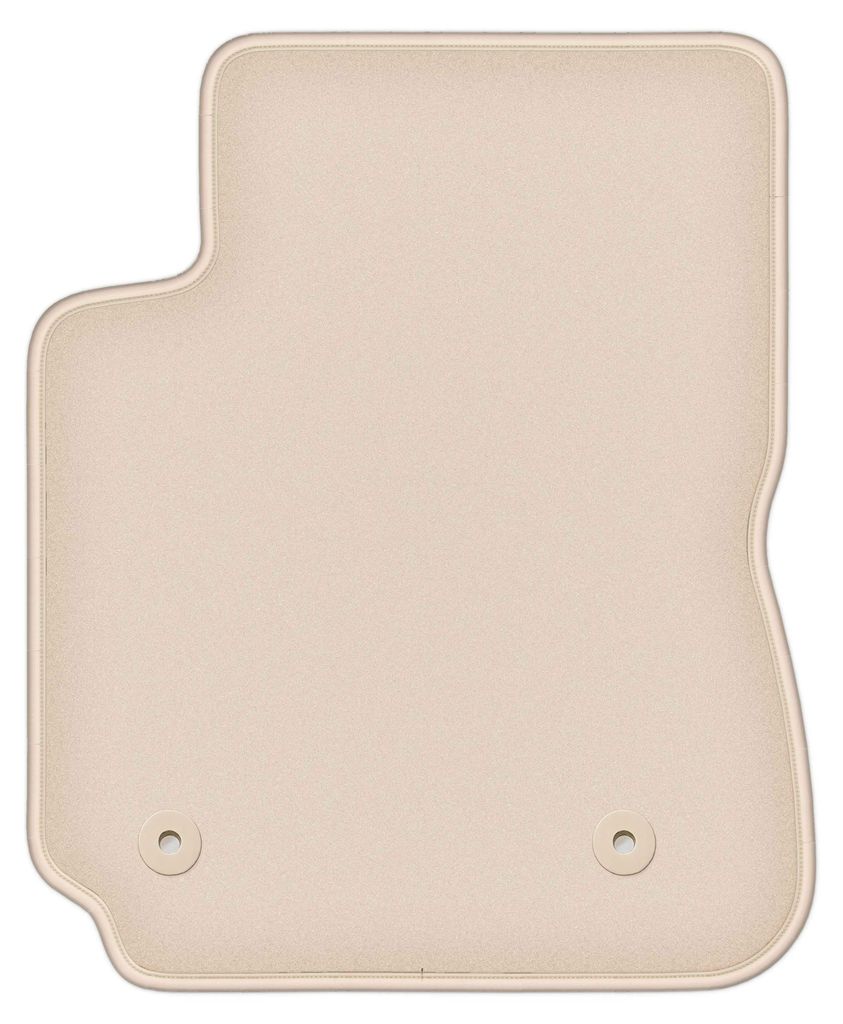 DURBAN Beige Velours-Fahrerfußmatte für Citroen C4 Cactus II Crossover (2018-)
