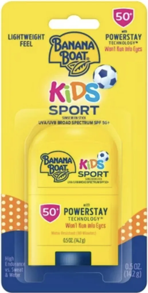 Crème solaire enfant résistante à l'eau SPF 50 Banana Boat 14g