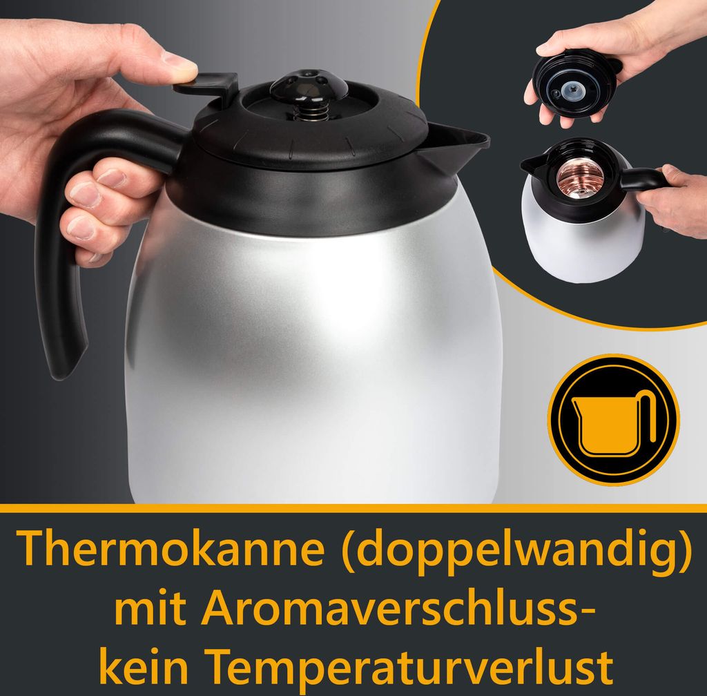 Bomann® Kaffeemaschine mit Thermoskanne | für 8-10 Tassen Produktbild 3