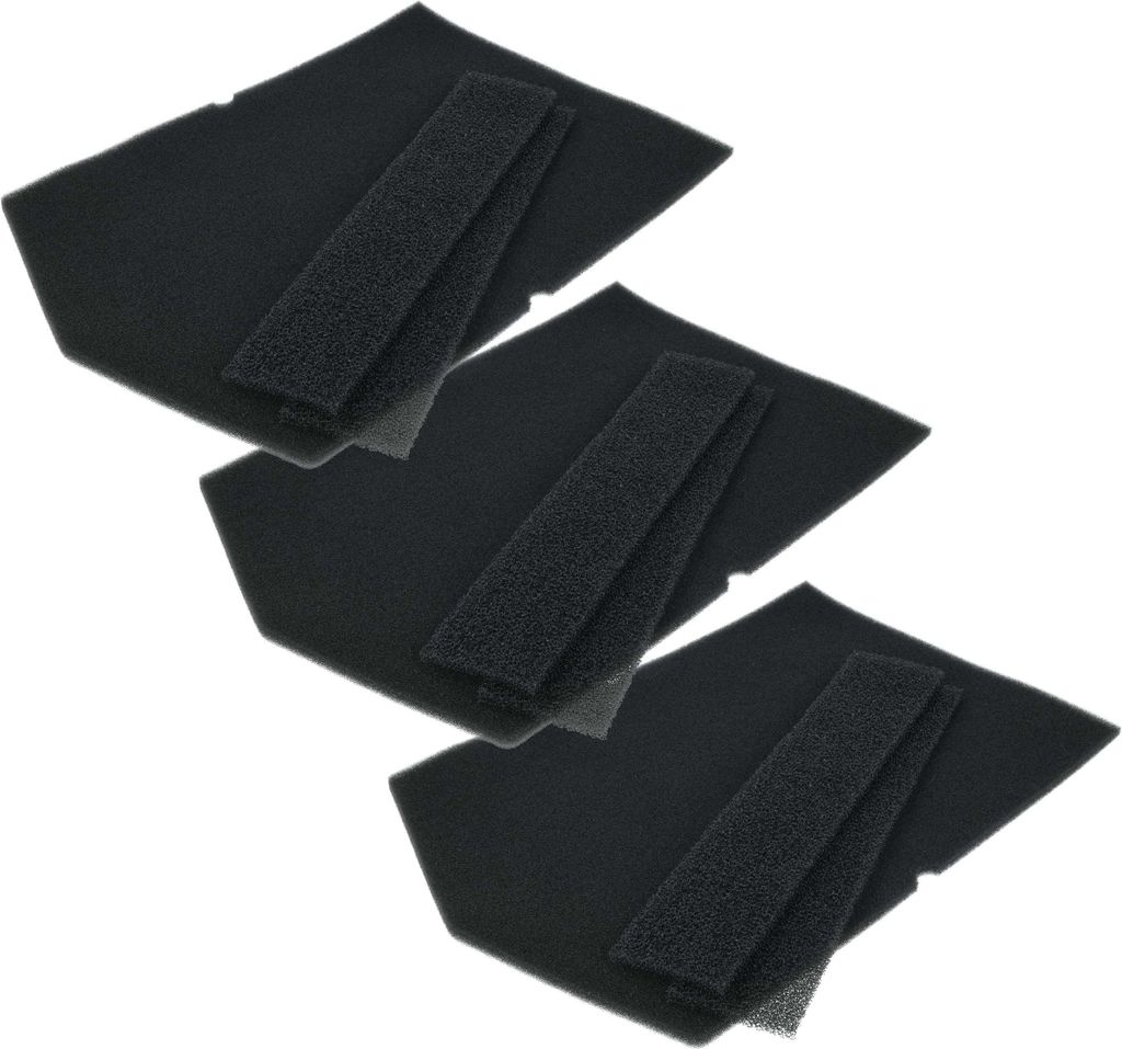 vhbw 9x Schaumfilter kompatibel mit Miele T 8967 WP EcoComfort, T 8966 WP EcoComfort, T 8957 WP EcoComfort, T 8947 WP EcoComfort Wäschetrockner