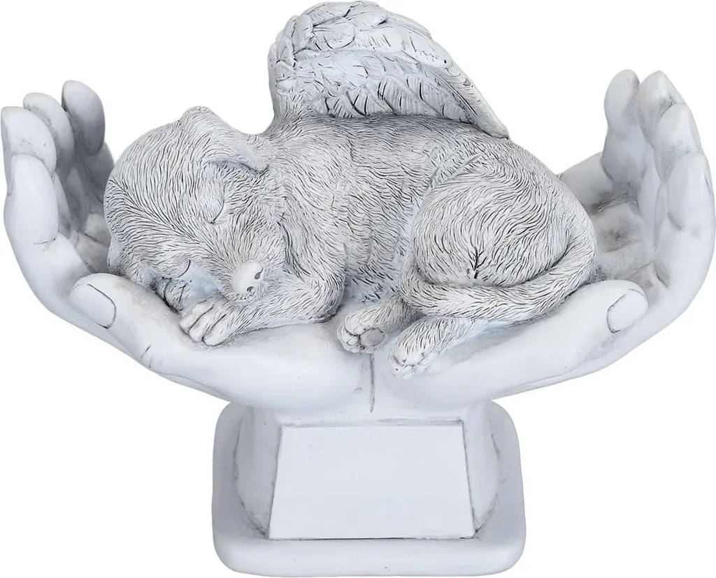 Oublier la Perte d'un Chien - Statue Mémoriale Ange Reposoir Jardin