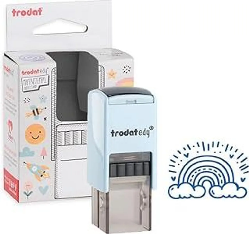 Acquista Trodat edy Timbro Arcobaleno Blu - Premia con Efficacia
